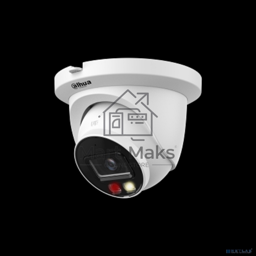 Камера видеонаблюдения Dahua DH-IPC-HDW2249TMP-S-IL-0280B IP, 2 Мп, 2.8 мм, белая