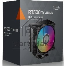 Устройство охлаждения(кулер) PcCooler RT500 TC ARGB Soc-AM5/AM4/1200/1700/1851 черный 4-pin 34.9dB Al+Cu 245W Ret (RT500TC-BKAWYX-GL)