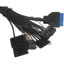 Компьютерный корпус Accord ACC-350-02B черный без БП mATX 1x120мм 1xUSB 2.0 1xUSB 3.0 1xUSB3.1 audio