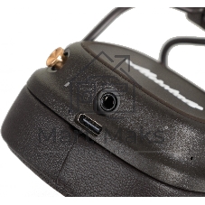 Беспроводные/проводные наушники Marshall Major IV коричневый, накладные, Bluetooth + проводной, беспроводная зарядка, до 80 ч