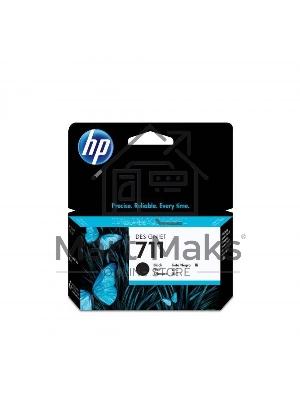 Картридж струйный HP №711 CZ129A черный для HP DJ T120/T520 (38мл)