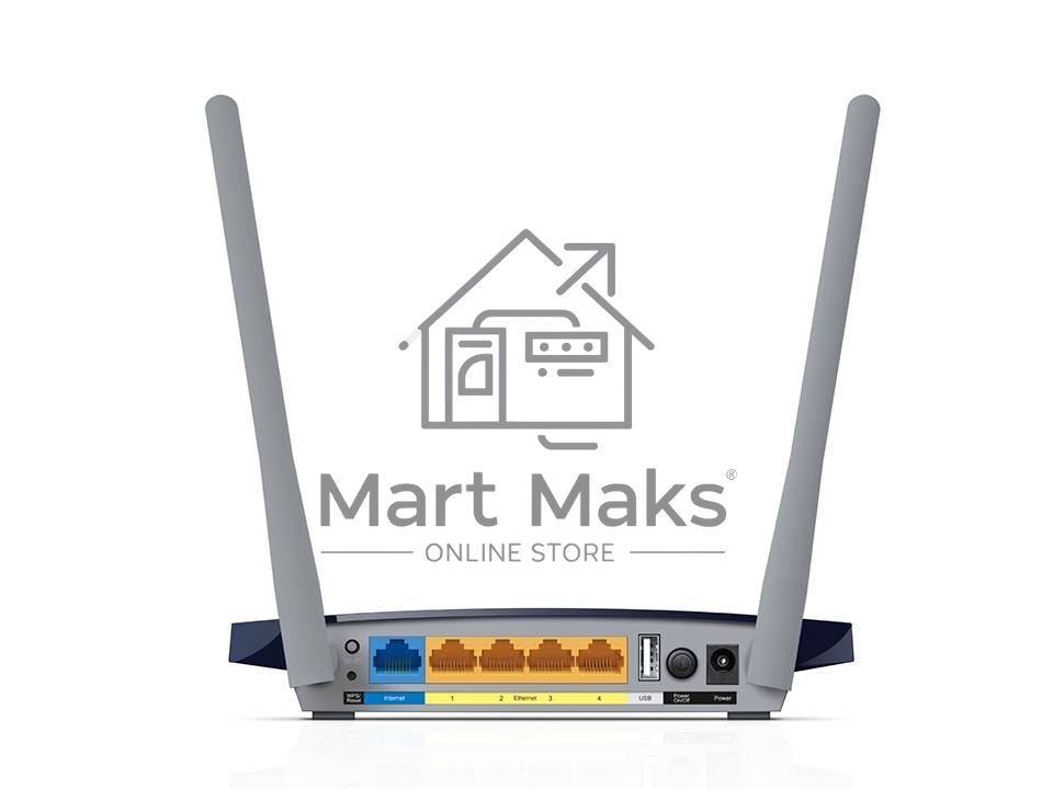 Маршрутизатор TP-LINK ARCHER C50 DUAL BAND (867Мбит/с на 5 ГГц + 300Мбит/с на 2,4 ГГц) TP-Link Archer C50 Dual Band, 867Мбит с на 5 ГГц + 300Мбит с на 2,4 ГГц 4 порта 100 Мбит с, 1 USB порт, 2 фиксированных антенны