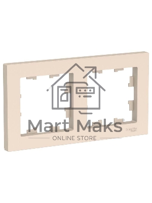 Рамка 2-м ATLAS DESIGN универс. беж. SchE ATN000202