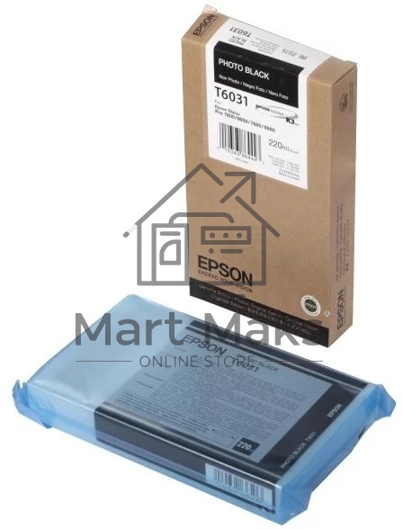 Картридж струйный Epson C13T603100 черный (220 мл) для Epson Sty Pro 7800/9800/7880/9880