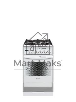 Плита комбинированная Gefest ПГЭ 5502-03 0042 белый, конфорок 4 газовых, духовка 55 л, 50 см x 85 см x 58.5 см