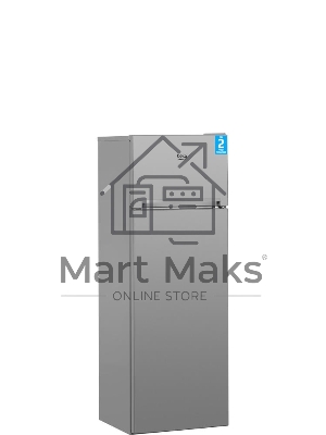 Холодильник Beko RDSK240M00S серебристый двухкамерный 177/46л морозилка сверху