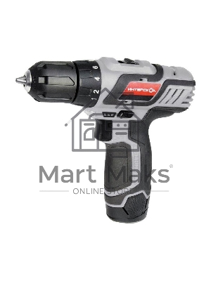 Дрель-шуруповерт Интерскол ДА-12ЭР-01 Аккумуляторная, Кейс