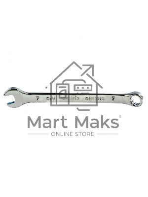 Ключ комбинированный Matrix, 7 мм, CrV, полированный хром