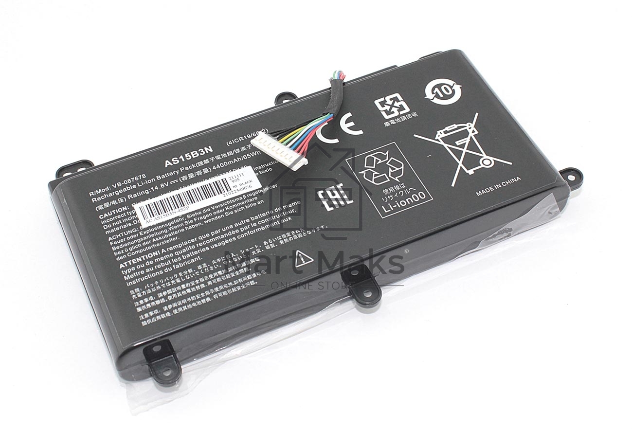 Аккумуляторная батарея для ноутбука Acer Predator 17 G9-79114.8V 4400mAh OEM