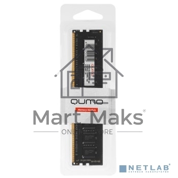 Оперативная память QUMO, DDR4, 8GB (1x8GB), 2933MHz, CL21, DIMM
