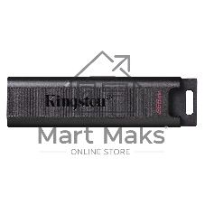Флешка USB Kingston DataTraveler Max (DTMAX/256GB), 256Gb, USB 3.2 Gen 2 Type-C, R/W 1000/900, черный