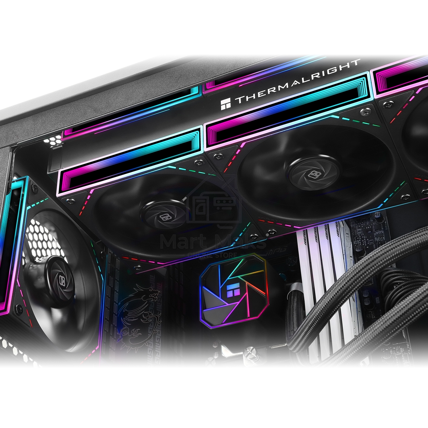 Вентилятор Thermalright TL-M12 ARGB черный 4-pin 23.2dB 175gr Ret