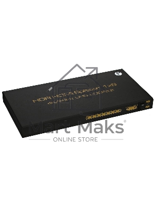 Разветвитель VCOM HDMI Spliitter 1=>8 2.0v, <DD428>