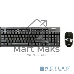 Комплект клавиатура+мышь Dialog KMROP-4010U беспроводной, USB, 1600 DPI, чёрный