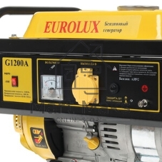 Электрогенератор бензиновый Eurolux G1200A, 1.1 кВт, 75 дБ, 22.5 кг