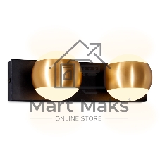 Настенный светильник FW575/2 SBK/GD черный песок/золото G9 max 40W 260*70*85