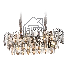 Светильник Ambrella light TR5259/10 CH/CL хром/прозрачный E27*10 max 40W 800*300*270
