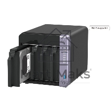 Сетевое хранилище NAS Qnap TS-432X-4G 4-bay настольный Alpine AL-524