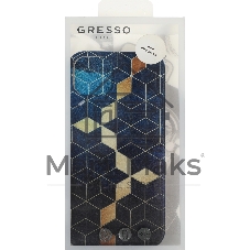 Чехол (клип-кейс) Gresso Meridian, для iPhone 13, синий gr17aaae8890
