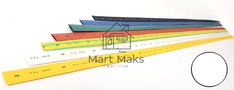 Термоусадочная трубка ТТУ 12/6 белая 1 м UDRS-D12-1-K01 IEK