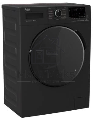 Стиральная машина Beko WSPE6H616A черный, загрузка фронтальная 6,5 кг, 1200 об/мин., класс: А++