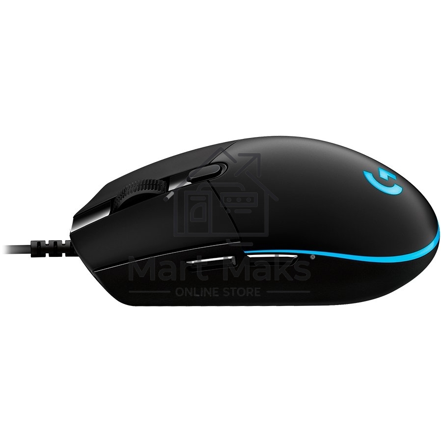 Мышь проводная Logitech G PRO HERO черный, 25600 dpi, USB, кнопки - 6