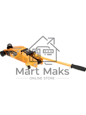 Домкрат ВИХРЬ ДМК-2,5ФК2,5т,140-390мм,сфиксатором,вкейсе, гидравлический подкатной