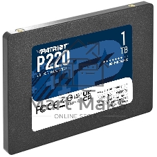 Накопитель SSD Patriot P220, 1Tb, SATA III, 2.5