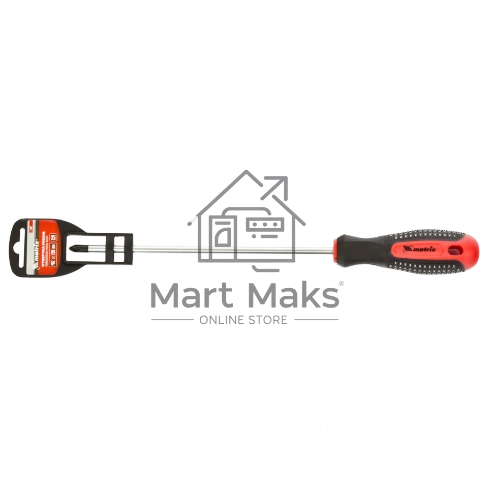 Отвертка MATRIX 11442fusion ph2х 200мм crv 3-х компонентная рукоятка anti slip