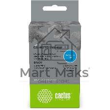 Картридж ленточный Cactus CS-M210-750-488 черный шрифт, белый фон, 19.1мм, 6.4м для Brady M210/M211/M210-LAB