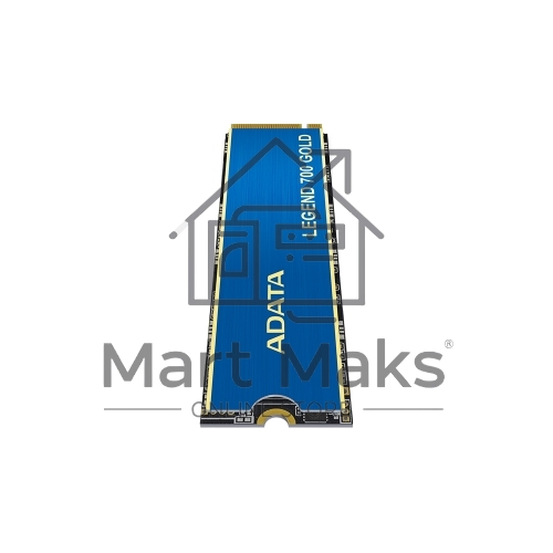 Накопитель SSD ADATA LEGEND 700 GOLD, 2Tb, PCIe 3.0 x4, M.2 2280, NVMe, R/W 2000/1600, с радиатором