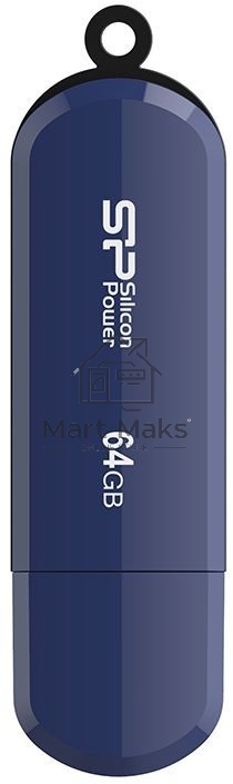Флешка USB 64Gb Silicon Power Lux Mini 320, USB 2.0, Blue