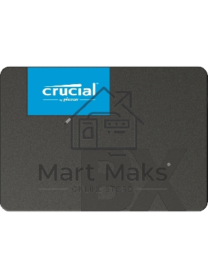 Накопитель SSD Crucial BX500, 500Gb, 2.5