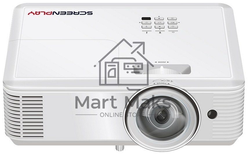 Проектор ScreenPlay INFOCUS SP224ST DLP, XGA, 3800 lm, 30 000:1, 0.62:1, 2xHDMI 1.4, VGA in/out, S-Video, 3.5mm in/out, USB-A, RS-232, лампа 15 000ч.(ECO mode), 10W, 27дБ, 2,9 кг, БЕЛЫЙ