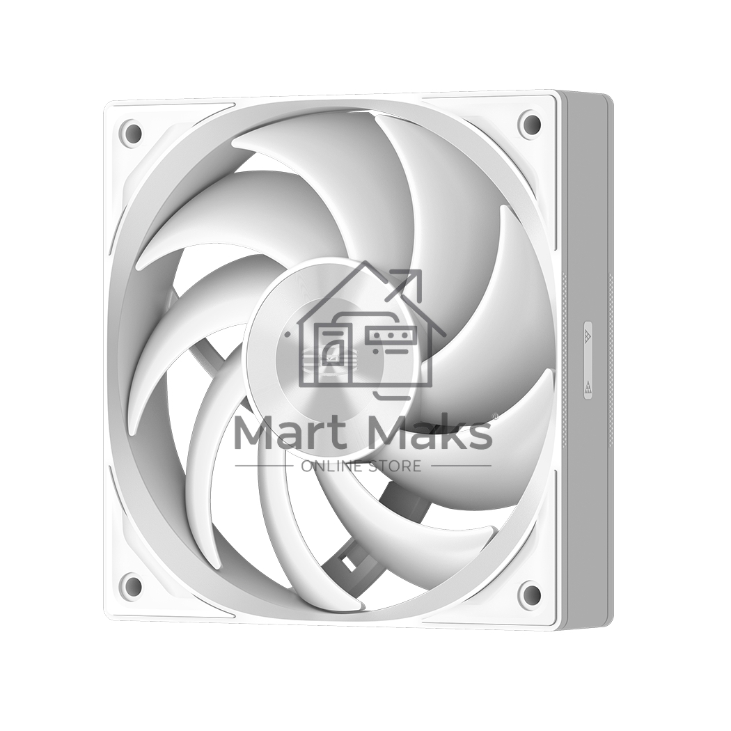 Кулер для корпуса PCCooler F5R120 белый 120мм 2000rpm 30db 4-pin