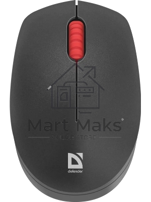 Мышь беспроводная Defender Tiana MB-055 черный, 1000 dpi, радиоканал, USB, кнопки - 3