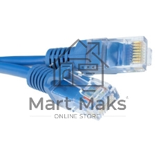 Патч-корд CCA light UTP Гарнизон PC-UTP-5e-3-B cat.5e, 3м, литой, многожильный синий