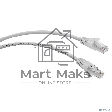 Шнур комм. Cabeus, кат. 6A, экр., S/FTP, RJ45/RJ45, LSZH, AWG26, 1м, серый