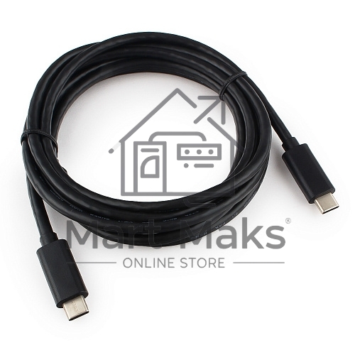 Кабель USB Cablexpert CCP-USB3.1-CMCM-2M, USB3.1 Type-C/USB3.1 Type-C, 2м, пакет