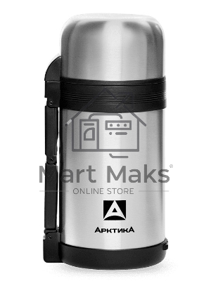 Термос Арктика, 201-1000, универсальная пробка, 1 л, с ручкой + чашка, холод/тепло 20 ч