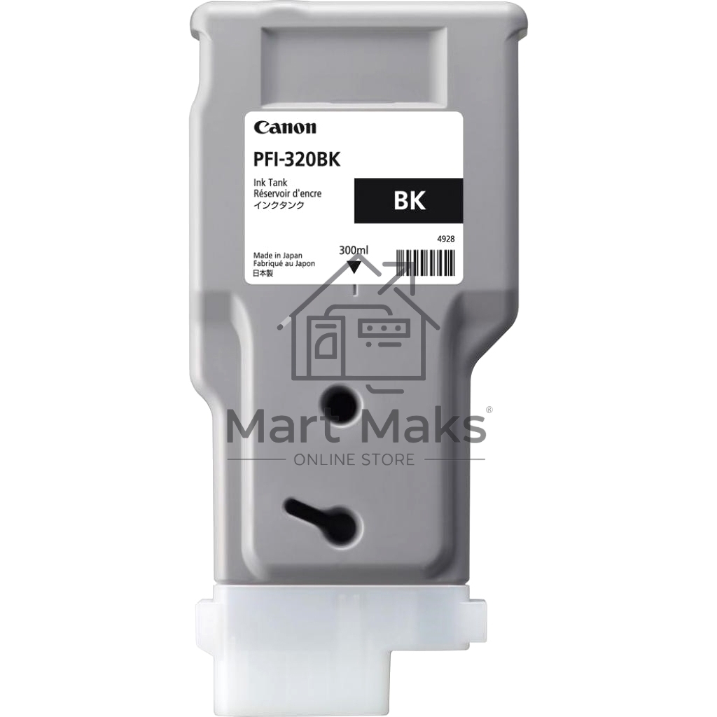 Картридж струйный Canon PFI-320 BK 2890C001 черный (300мл) для Canon Canon imagePROGRAF TM-200/205