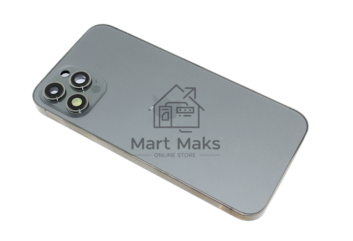 Задняя крышка (корпус) в сборе с рамкой для Apple iPhone 12 Pro Max черный