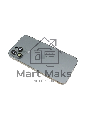 Задняя крышка (корпус) в сборе с рамкой для Apple iPhone 12 Pro Max черный