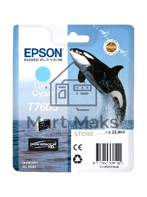 Картридж струйный Epson светло-голубой SC-P600