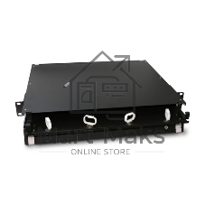 Модульная панель Hyperline, OS2 9/125, 12 х LC, Duplex 120х32, для FO-19BX, черный