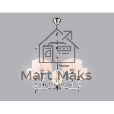 Люстра Ambrella light LH71321/5 SN/WH никель/белый E14/5 max 40W D700*850