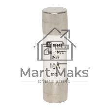 Вставка плавкая цилиндрическая ПВЦ 10х38 10А EKF pvc-10x38-10