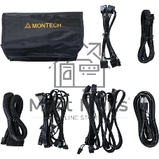 Блок питания MONTECH TITAN GOLD 1200, 1200Вт, 80+ Gold, 135мм, модульный, черный