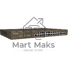 Коммутатор Tenda TEG3328F 24PORT 1000M 4SFP