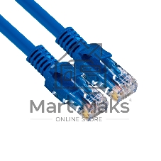 Патч-корд медный ExeGate UTP-RJ45-RJ45-5e-CU-2M-BL, UTP, cat.5e, 2м, синий